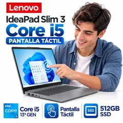 LENOVO - Lenovo IdeaPad Slim 3  Pantalla Táctil Core i5-13420H 8GB RAM 512GB SSD 15.3" WUXGA Windows 11.