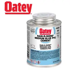 GENERICO - PEGAMENTO PARA PVC OATEY AZUL 237ML / 8 Oz RAIN-R-SHINE