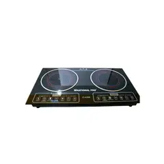 NATIONAL - Cocina de Inducción de Dos Hornillas Táctil Tecnología Alemán National PRO