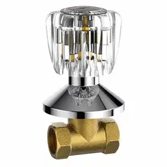 JAMECO - Llave de Ducha Jameco en Bronce con Perilla Acrílica