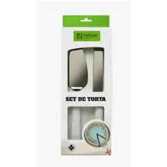 FACUSA - ESPATULA Y CUCHILLO PARA TORTA  FACUSA 2 PIEZAS