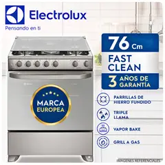 Electrolux - Cocina 5 Hornillas Electrolux Inox FE5LMR