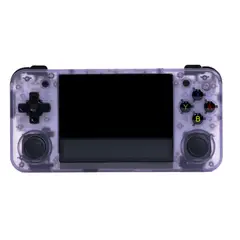 GENERICO - Consola Portatil Retro ANBERNIC RG35XX H 64GB Purpura transparente
