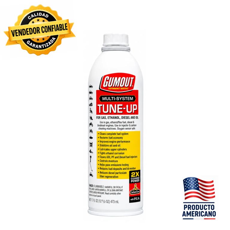 Gumout Multi System Tune Up. Aditivo Multisistema Limpiador de Motor de 473 ml