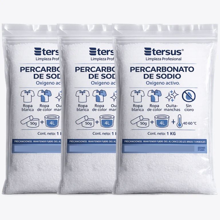 Percarbonato De Sodio Bolsa 1 Kg - Pack X 3 - Tersus