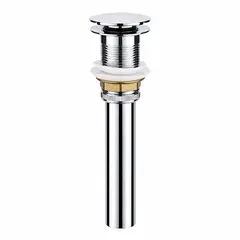 JAMECO - Desagüe para Lavatorio 1 1/4” x 12” Tipo Easy Touch Sin Rebose Premium