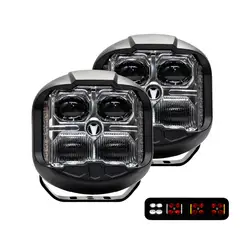 JET - Faro LED 6Pulg Todo Terreno 65W Para Auto 2Pcs