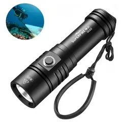 SUPER - Linterna De Buceo 2000 Lúmenes Ipx8 Recargable 5000mah