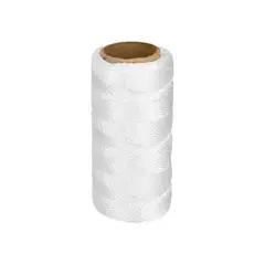 Truper - Carrete con 65 m de hilo para albañil blanco, TRUPER 12988