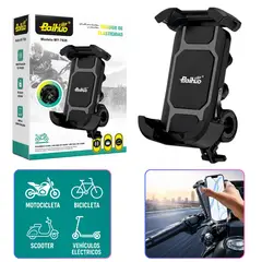 SEISA - Holder para Moto Bicicleta Scooter Soporte con Amortiguador Anti vibración BAIHUO MY-7926