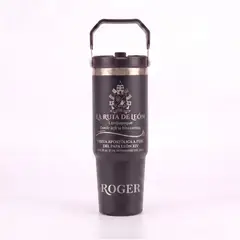 LITTLE BRU ACCESORIOS EXCLUSIVOS - Termo Tomatodo Ruta del Papa Personalizado 900ML Negro