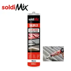 SOLDIMIX - ADHESIVO Y SELLADOR DE POLIURETANO BLANCO SOLDIFLEX 300ML - SOLDIMIX