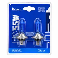 JET - Focos H7 Para Auto 12V Blanco Frío 55W 2Pcs