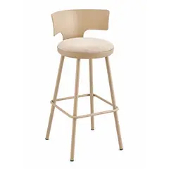 GENERICO - Silla Alta para Barra Nórdica 65 cm con Patas de Metal
