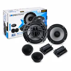 SOUNDSTREAM - Parlante Componente 6.5" Soundstream 2 Vías 300W