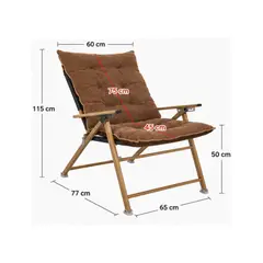 GENERICO - SILLA PLEGABLE CON ACOLCHADO SUAVE