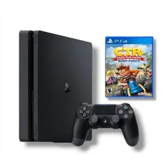 SONY - Consola Ps4 SLIM 1TB NEGRO + Crash Team Racing Reacondicionada