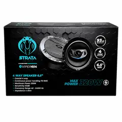 STRATA - Parlante Para Auto 6.5″ Strata Car Audio 4 Vías 320W