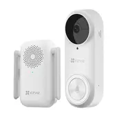 Ezviz - EZVIZ DB2 2K Kit Timbre WIFI con Camara 3MP Doorbell con Bateria