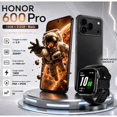 HONOR - CELULAR HONOR 600 Pro 12GB+512GB - Black