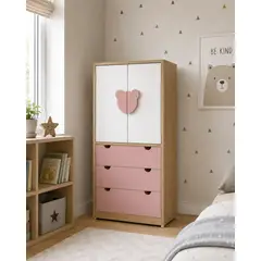 VENTITAS HOME - ROPERO MONTESSORI OSO VENTITAS HOME ROSADO