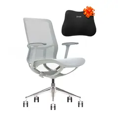 JOTA STORE - Silla de Oficina Ergonómica Gris de Malla Evox F5G