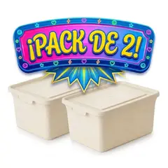 GENERICO - PACK X 2 REPOSTERO MULTIUSO WHITE LARGE