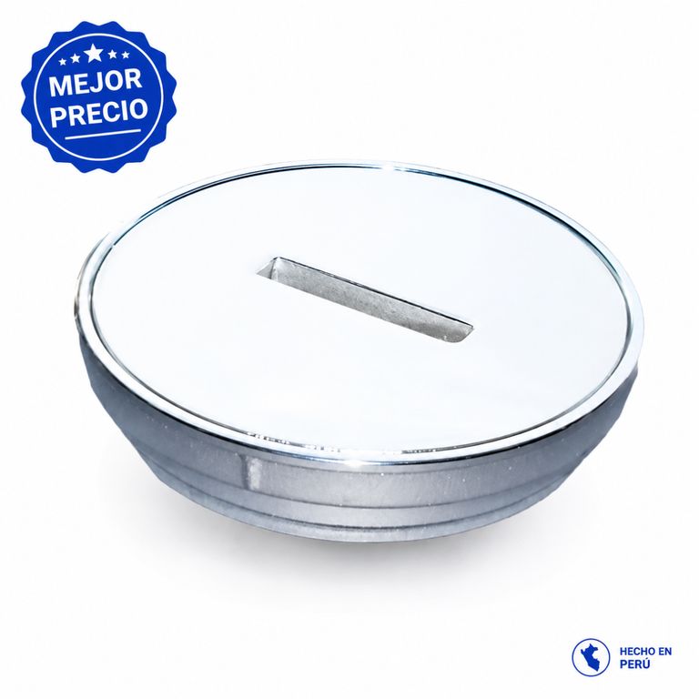 Registro 4" Bronce Cromado Pesado