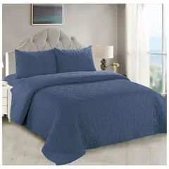 CASATEX - CUBRECAMA CASATEX COLOR ENTERO EN 2 PLAZAS