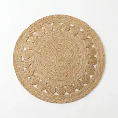 ZALMOHADAS - Alfombra Mandala de Arena 120x120 cm Zalmohadas