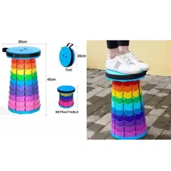 GENERICO - BANCO PLEGABLE MULTICOLOR