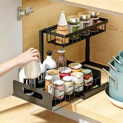 GENERICO - Estante organizador extraíble para armarios  27cm×36cm×28cm