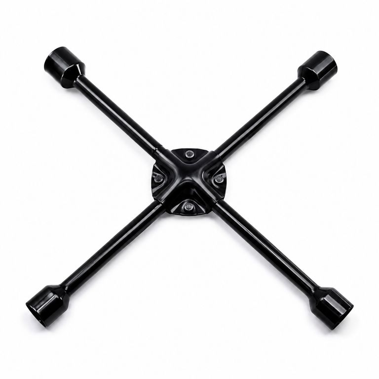 Llave Cruz 14 Pulgadas Universal Reforzada Negro