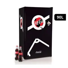 NOSTALGIA - Frigobar Nostalgia 90 Lt Coca Cola CKRF32CBWC-B Negro