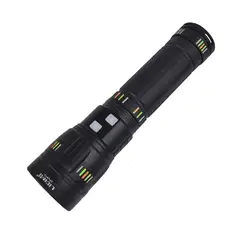 LIDIMI - Linterna LED de 60W y 4 baterías Lidimi LD-L677A, ideal para camping y aventuras