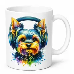 GENERICO - Taza mug pet lover de cerámica diseño perro Yorkie