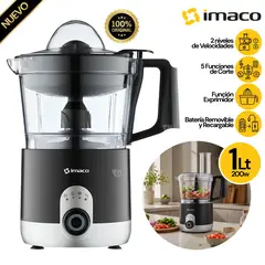 Imaco - Procesador de Alimentos Inalámbrico Cordless Outdoor Series FP200B Imaco