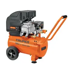 Truper - Compresor lubricado de aire, 25 L, 220 V/60 Hz, Truper