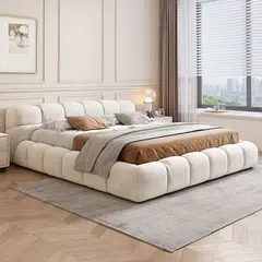GENERAL - Cama Box Tarima Sienna Champagne King Zayfer