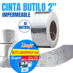 SM - CINTA DE BUTILO IMPERMEABLE DE REPARACION  2" X 10 METROS