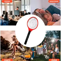OEM - Raqueta Eléctrica Mata Moscas Y Mosquitos Recargable