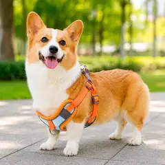 GENERICO - Pack De 5 Arneses Reflectantes Para Perro Y Gato - Talla L