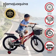 PHILIPS - Bicicleta Deportiva Aro 20 «PHINES» para Niños Red