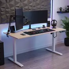 DREIZT - Escritorio Eléctrico XDesk Smart 150x60 Rovere