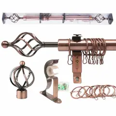 OEM - Barra Para Cortina Graduable De 1.60 A 3 Metros Color Dorado