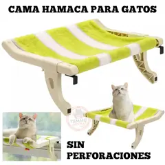 OEM - Cama Hamaca  Para Gatos de Ventana PORTATIL