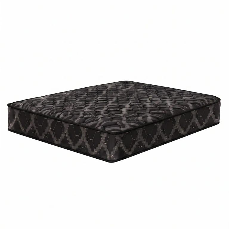 Colchón King Ortopédico Nyx Resortes Bonnell y Espuma - Negro