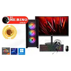 INTEL - Computadora AMD Ryzen 5 5500 RX-270 16GB 500GB SSD 24" Intel Arc A380 6GB Windows 11 Pro