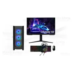 AMD - Computadora AMD Ryzen 5 5600X FX-710U 16GB 1TB SSD 24" RX 7600 8GB Windows 11 Pro