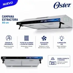 OSTER - Campana Extractora Digital 24 Pulgadas Oster Inox – OSPRHC24LSS